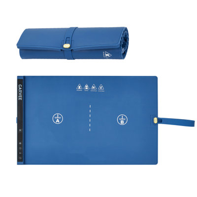 24x15 in Electric Food Warming Mat for Countertop with Timer & 6 Temp Levels for Buffet Party, Easy to Clean,