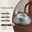 Piece Stoneware Dinnerware Set - Service for 4-1636250595