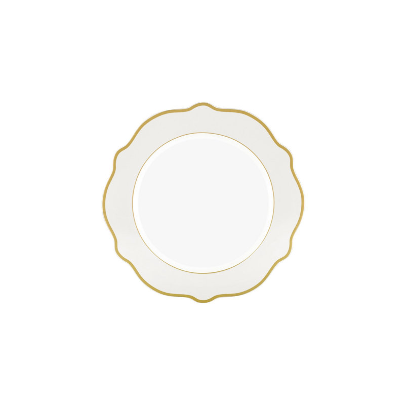 Ensemble d'assiettes à dessert (6 pièces), Blanc