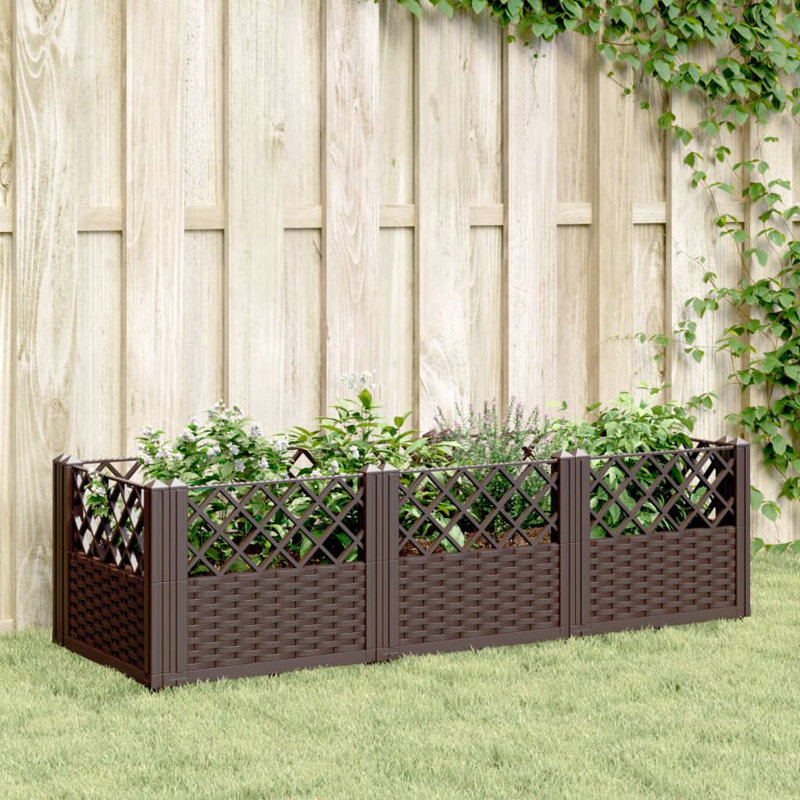 Ruthven Planter Box, Brown