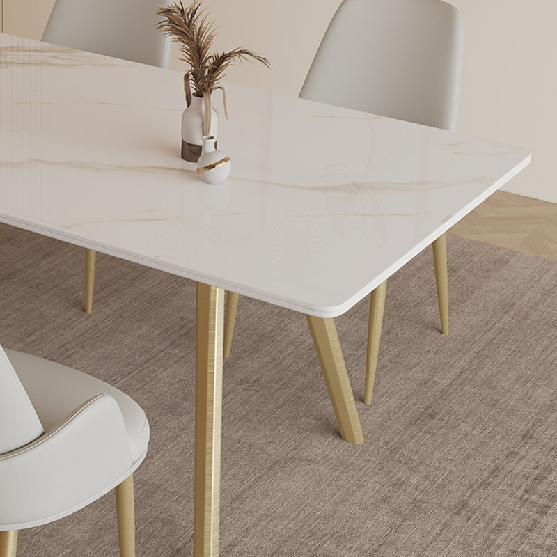 Table de salle à manger simple Philomenia, H 29,5 po x L 70,8 po x l 31,5 po