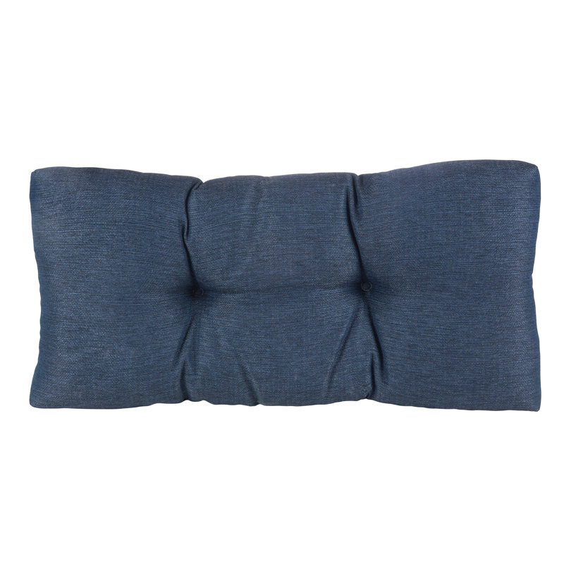 Omega Non-Slip Bench Cushion, Indigo, 30" W x 14" D