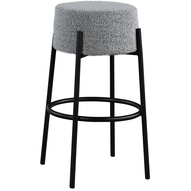 Tabouret de comptoir Avalon, Gris, Tabouret de bar (siège d'une hauteur de 30,4 po)