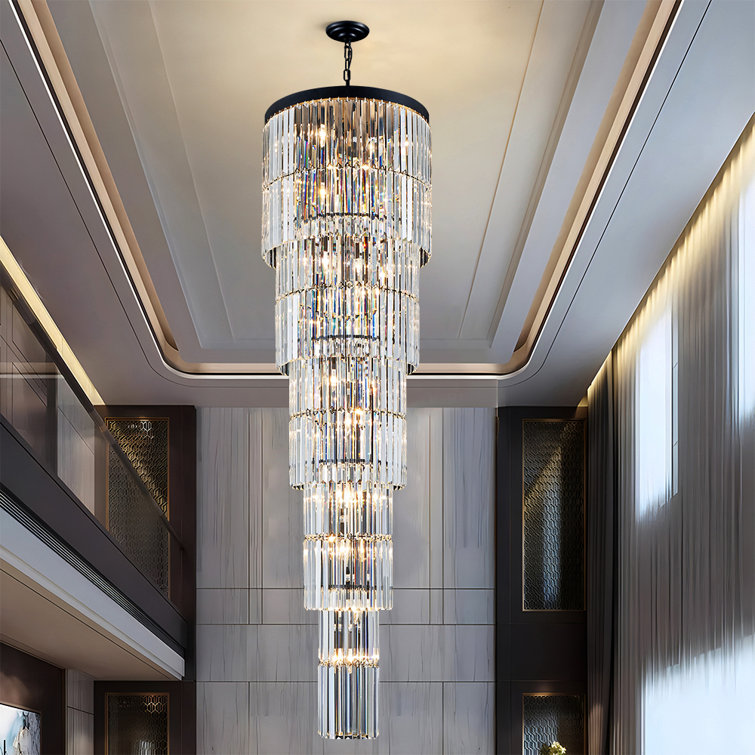 20 - Light Dimmable Tiered Chandelier