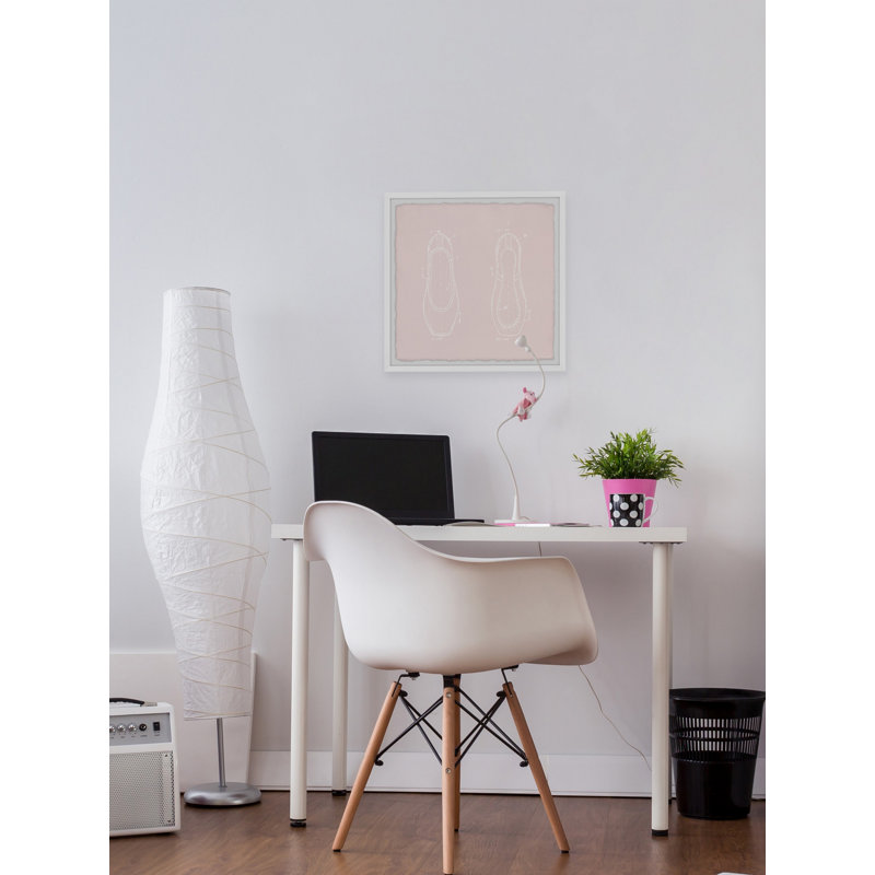 'Pointe Shoe Structure' Framed Print, 24" H x 24" W