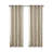 Fretwork Print Grommet Top Window Curtain Panel With Geometric Pattern And Light-Filtering Texture.-534900653-534900626