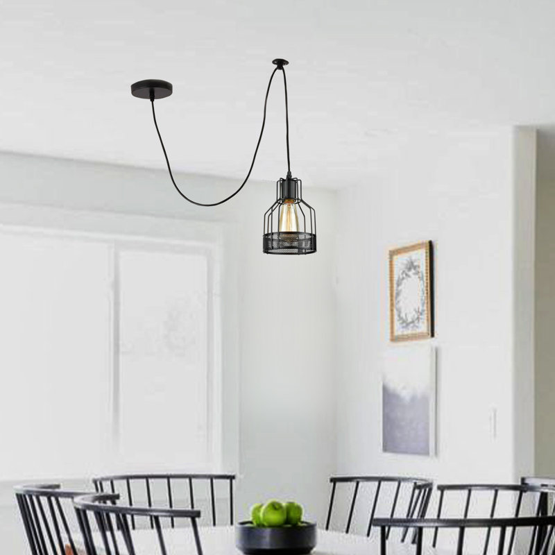 Prestwyck 1 - Light Black Cluster Pendant