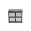 Commode de rangement courte 4 tiroirs Marunouchi