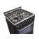 Prestige 23.5" 4 burner 2.3 cu. ft. Freestanding Gas Range with Convection Oven