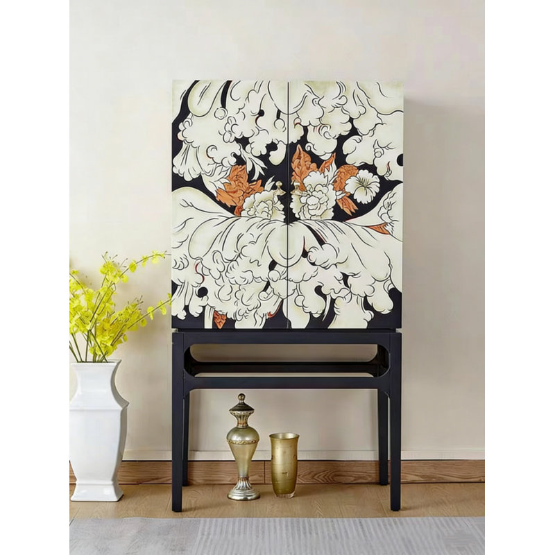Large-Capacity Painted Sideboard