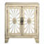 Armoire console antique blanche - 2 portes rectangulaires effilées avec 1 tablette de rangement et portes avant miroir assemblées 28 po de largeur x 32 po de hauteur 15 po de profondeur avec pieds de table 15