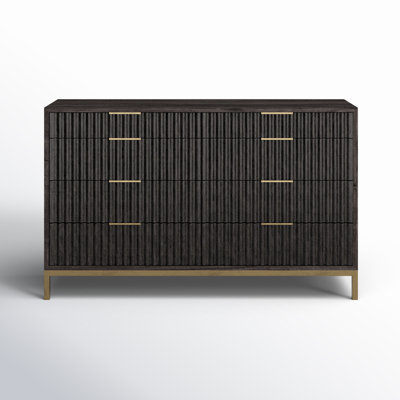 Elyza 8 Drawer 62" W Double Dresser