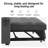 Aurora 65'' 3-in-1 Convertible Sofa Bed, Pull out Sleeper Sofa with 360° Swivel Side Table, USB, Cup Holder, Storage Armrest-657576273