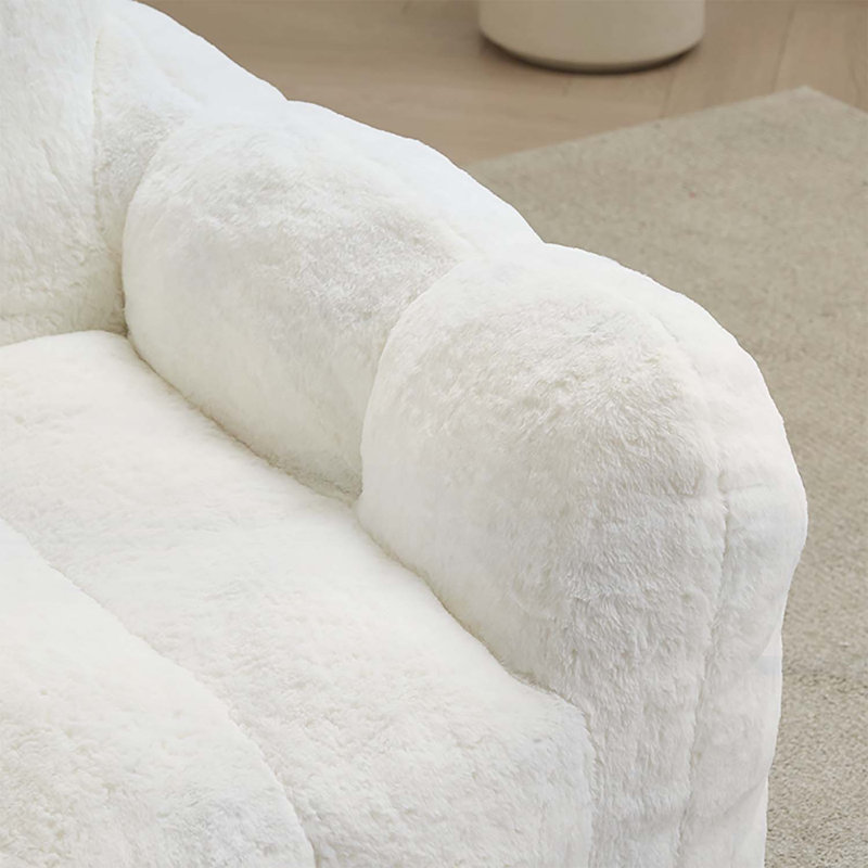 Fauteuil à billes Lotus, Blanc