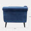 Chaise longue avec accoudoirs à volutes