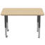Table rectangulaire d'activité rectangulaire avec pieds réglables-49447495-99105923-99105965