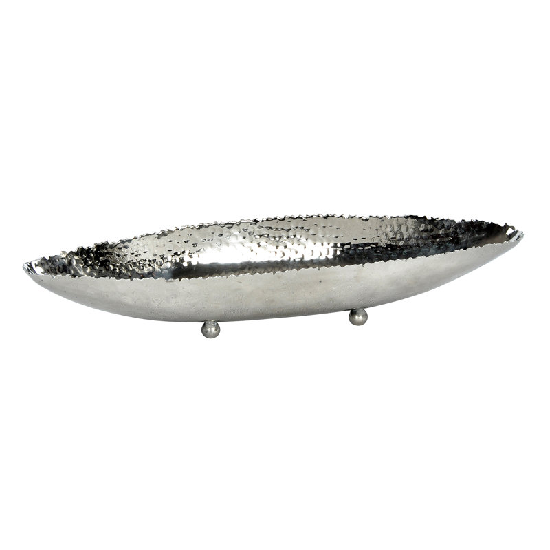 Plateau en acier inoxydable Grimes, H 2,8 po x l 21 po x P 5,5 po