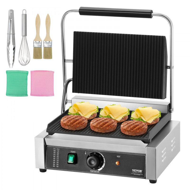 Plaque de cuisson commerciale pour barbecue, 17 po x 16 po