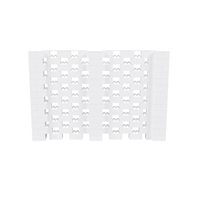 Ensemble mural Everblock, Blanc, H 72 po x l 120 po x P 12 po