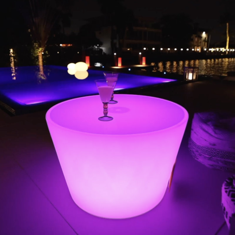 Bass Round Outdoor Coffee Table , in. W in. D, 24" W x 24" L x 31.5" H