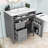 Sriyaan Bathroom Vanity with Resin Top, Bathroom Storage Cabinet with 2 Drawers and Tip-out Drawer-1482911631-1532242522