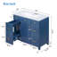 Meuble-lavabo simple 18 po avec comptoir en céramique-94573948