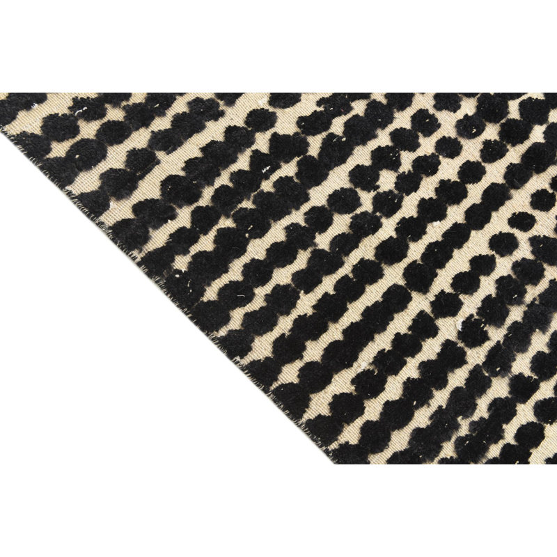 Tapis noir 8 x 10 Philip