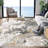 Modern Abstract Area Rug 8x10, Low Pile Washable & Non-Slip Carpet for Living Room, Bedroom-1364821767