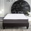 Matelas hybride à ressorts ensachés 8 po, matelas en mousse viscoélastique gélifiée, blanc / gris-930021756