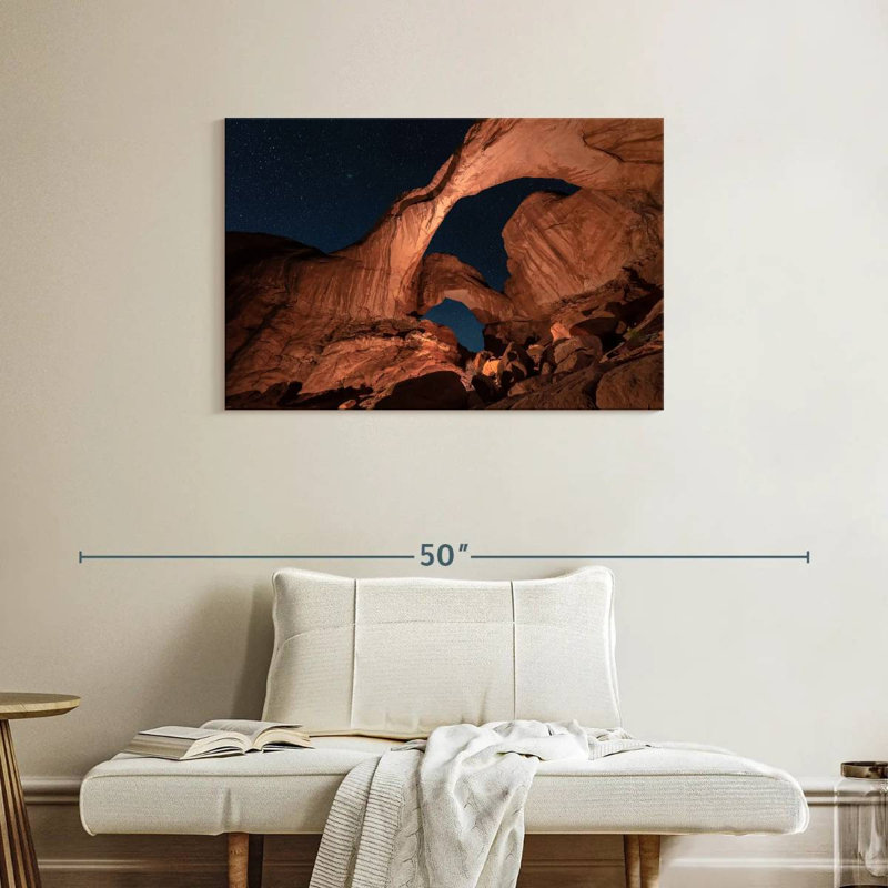 Alvord Double Arch au parc national d'Arches, H 24 po x l 36 po