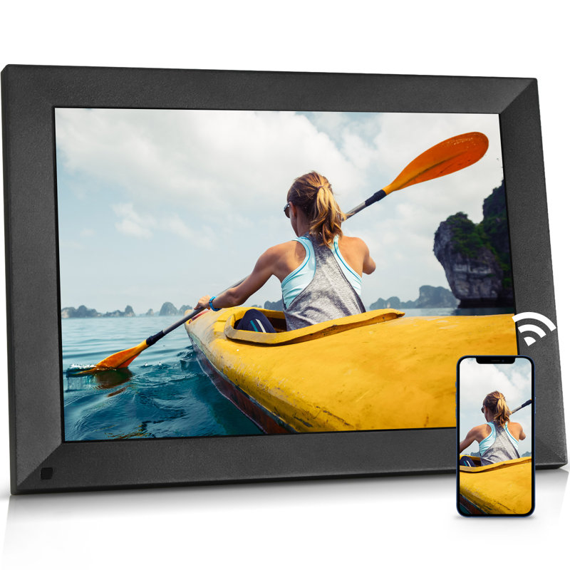 Grand cadre photo numérique Wi-Fi de 15 po NexFoto IPS Touch