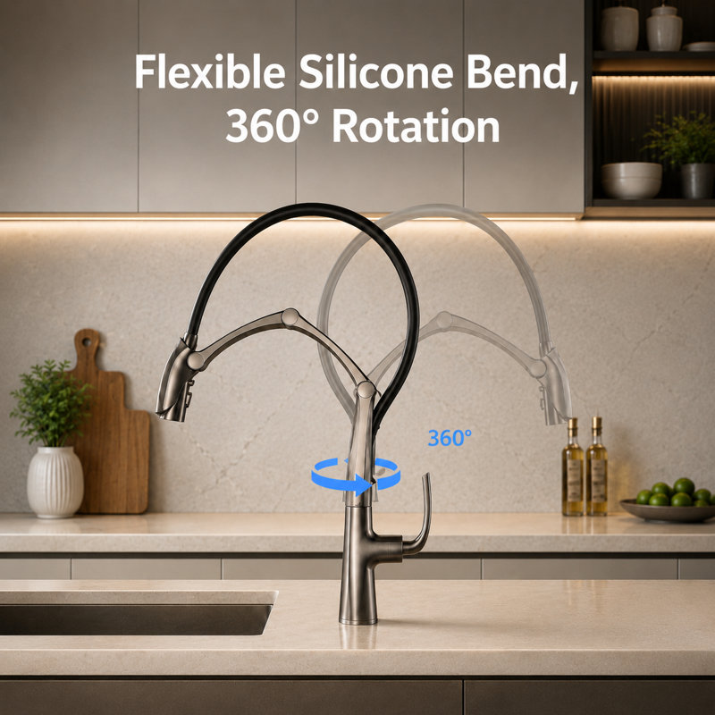 Robinet de cuisine Smart Living & Technology, Or brossé