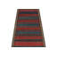 Wool Area Rug in Red/Blue