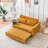 The pull-out and push-in sofa with dual functions, equipped with a movable tabletop and USB ports, is suitable for use in living rooms and bedrooms.-303665113
