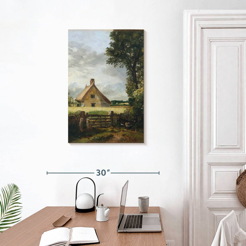 Lilie A Cottage In A Cornfield, 30" H x 20" W