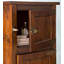 Portland Ice Box Wood Cabinet with Replica Hardware