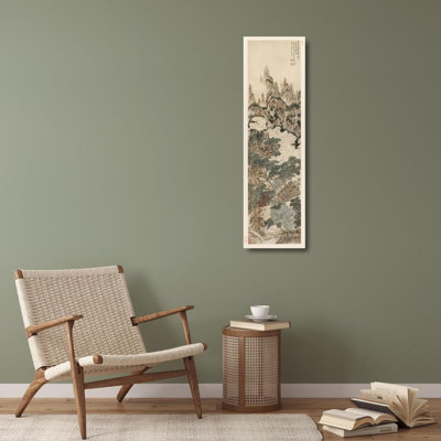 «Morning Sun over the Heavenly Citadel Peak» par Ding Yunpeng - Art mural sur toile tendue avec châssis