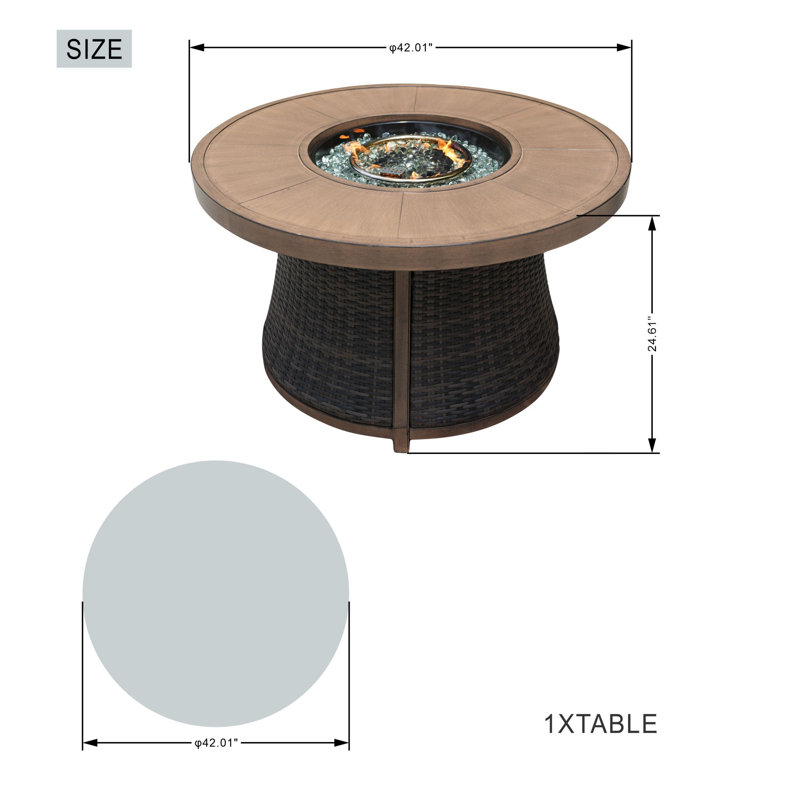 Ensemble repas extérieur pour 4 personnes avec coussins