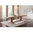 Grande 6 - Person Extendable Solid Wood Solid Wood Top Trestle Dining Set