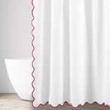 Antalya Solid Color Shower Curtain