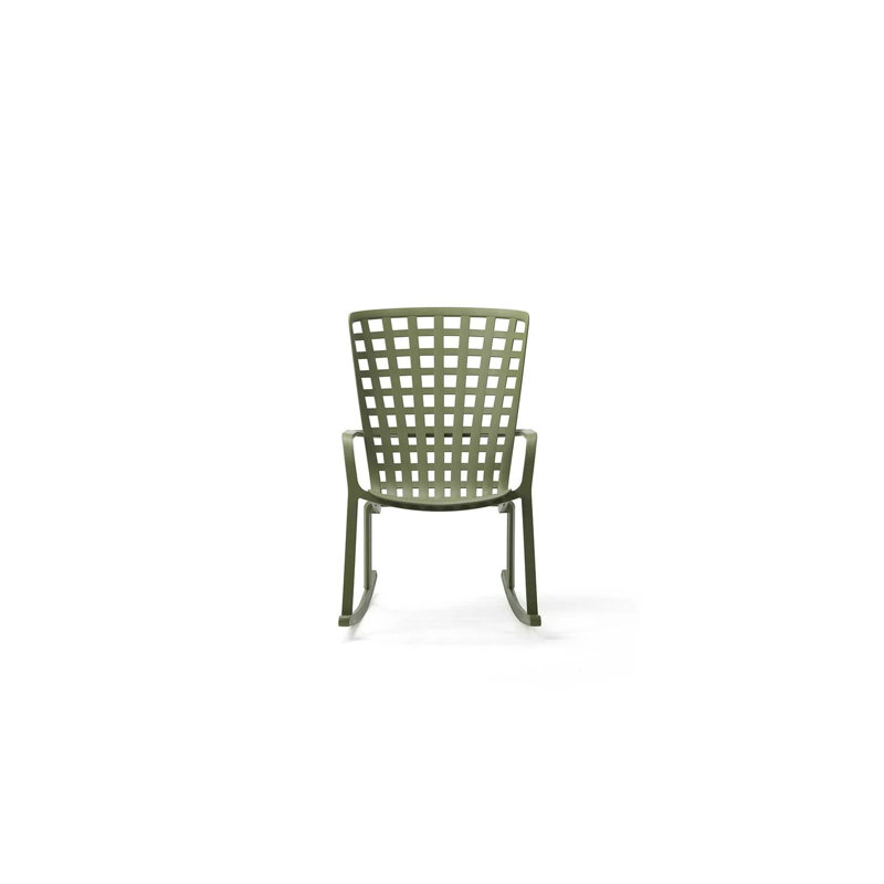 Folio Outdoor Rocker Chair, Beige, Green