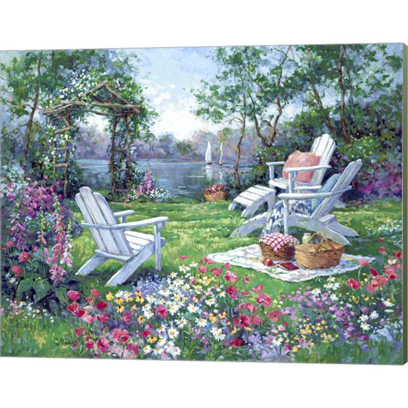 «Adirondack Summer» par Barbara Mock, art mural sur toile