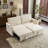 3-in-1 Convertible Sofa Bed With Storage - Adjustable Recliner To Bed-1435243788