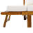 Caleta 94.41'' Modern Coastal Acacia Solid Wood & Wicker Outdoor Daybed with Adjustable Armrests