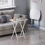 Tables-collations surdimensionnées 2 pièces Viers, blanc-419171032
