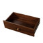 Armoire de cuisine avec support pour micro-ondes - Buffet, armoire haute, 2 armoires de rangement, 1 tiroir, compartiment ouvert, panneau de particules de 15 mm, dossier noyer de 3 mm, support autoportant de 70,13 po de hauteur,