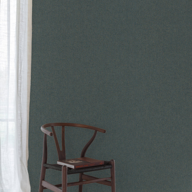 Surfaces Collection Natural Texture Wallpaper Roll, Forest Green