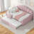 Upholstered Velvet Tufted Daybed with Trundle-1868001065