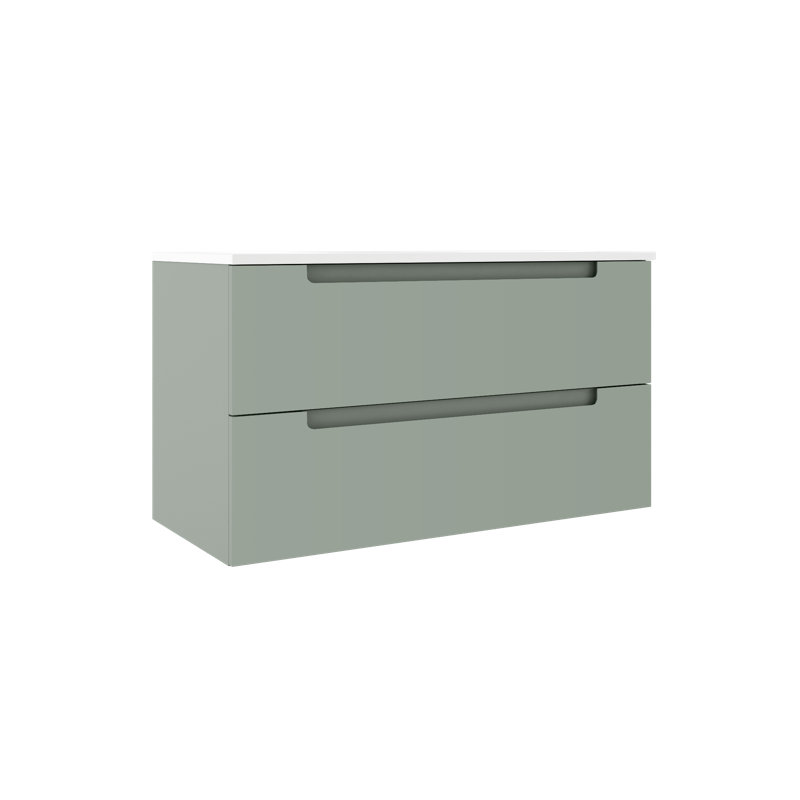 Ensemble de meuble-lavabo simple 36 po, Vert sauge