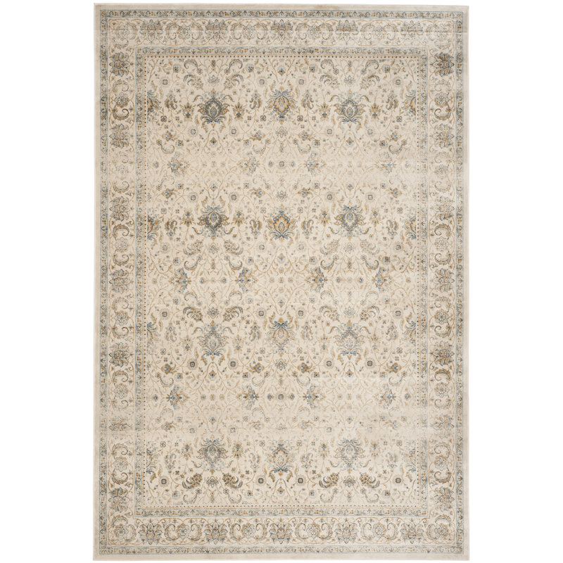 Tapis oriental 100% viscose Persian Garden, Rectangle 6 pi 7 po x 9 pi 6 po